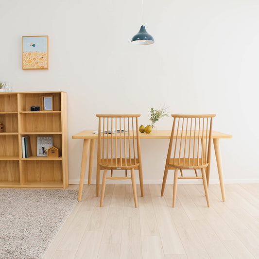 Rounded rectangular dining table 