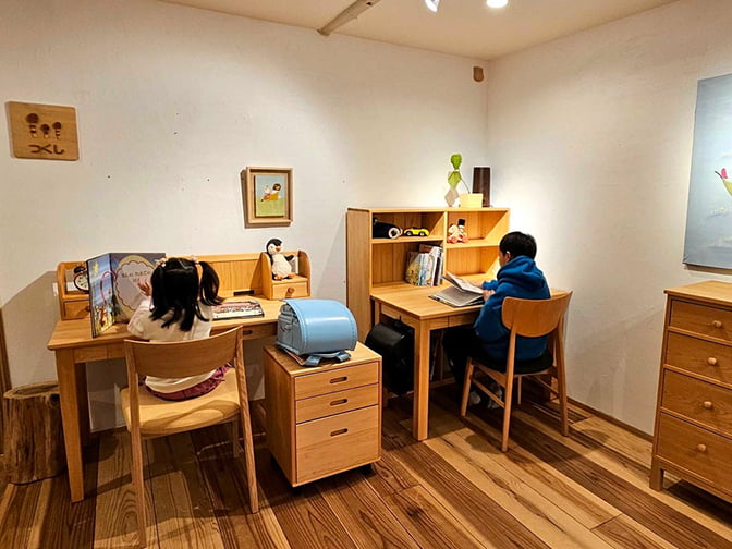 木製ランドセルラック 部屋のレイアウトイメージ