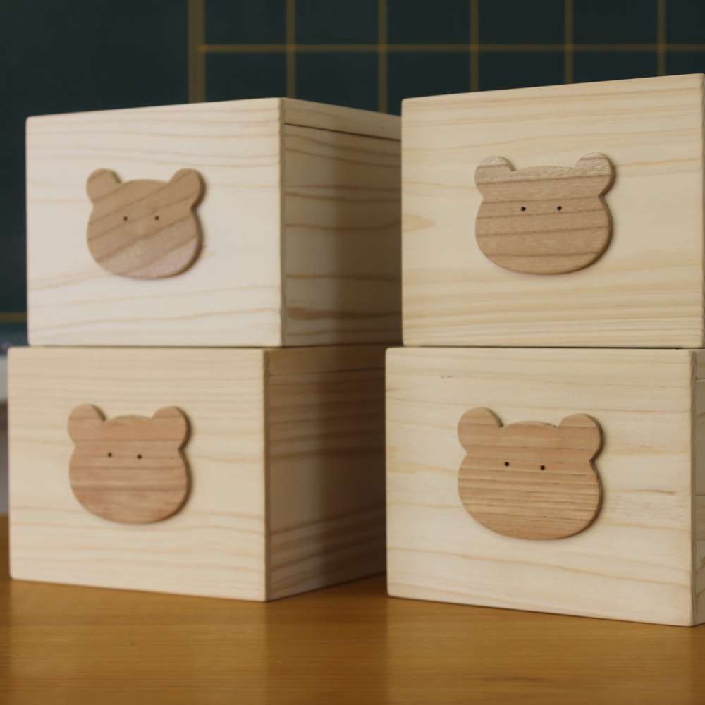 くまの木箱セット B（アウトレット品）
