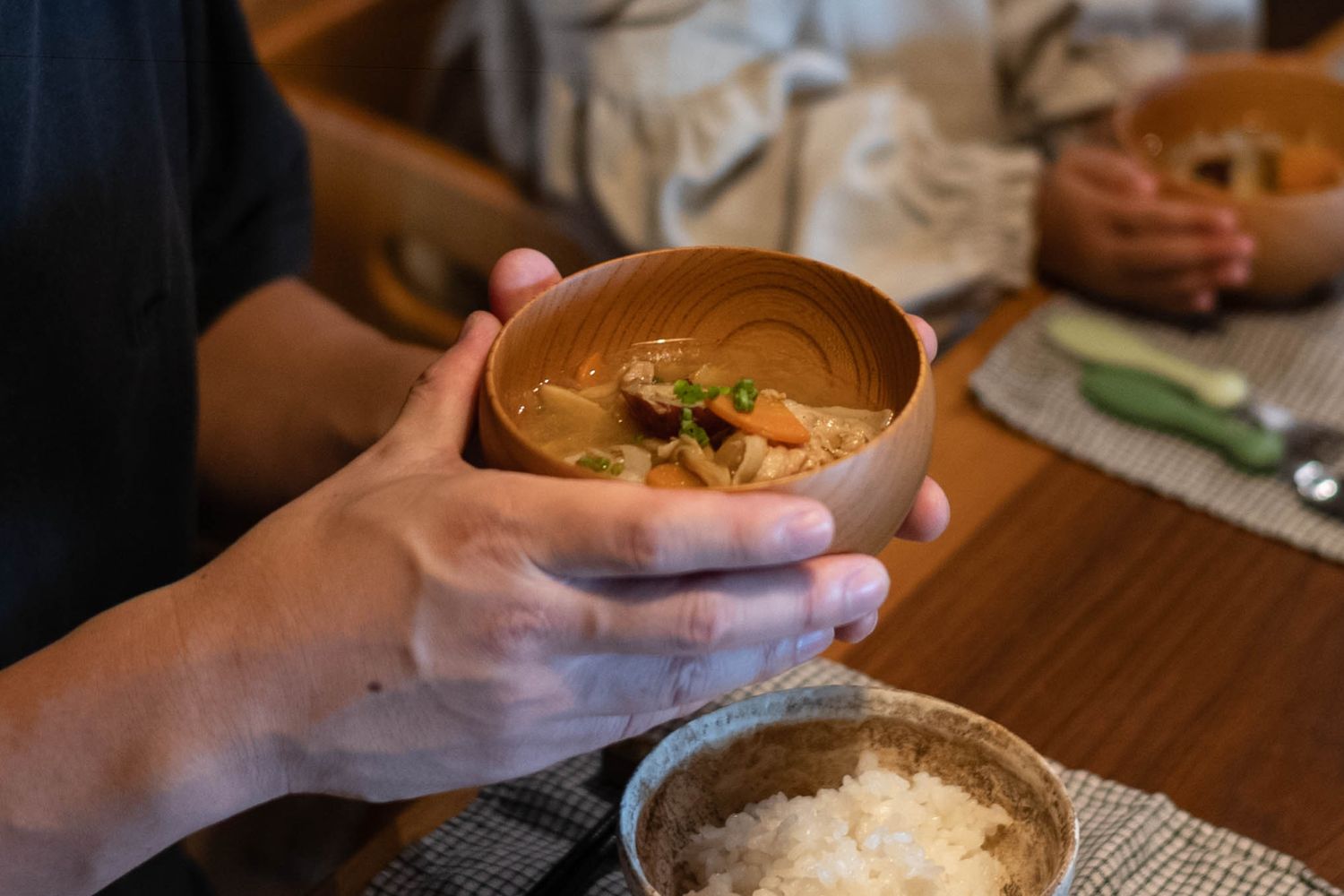木のお椀｜薗部産業「めいぼく椀」さくら〈中・大〉日本製・国産材
