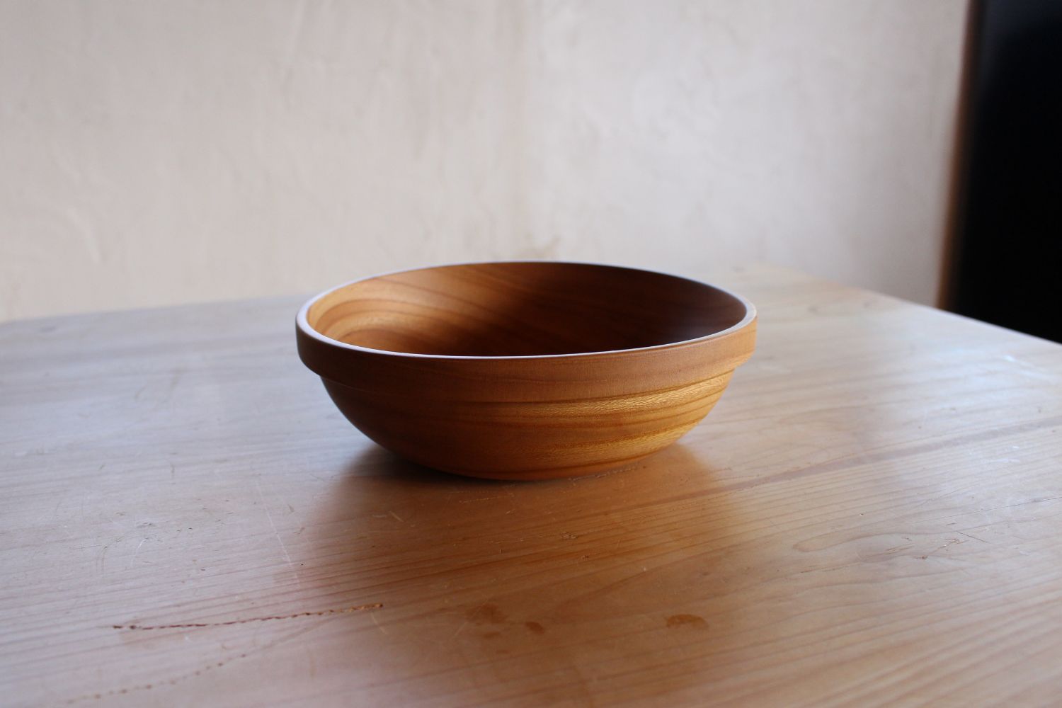 木の器｜薗部産業「サラダボウル めいぼくケヤキ」〈6寸・7寸〉日本製