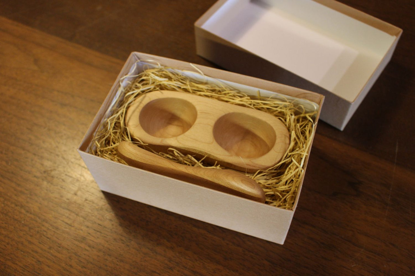 クラフト木の実 ぺレンツ 手のひら皿とスプーンのセット