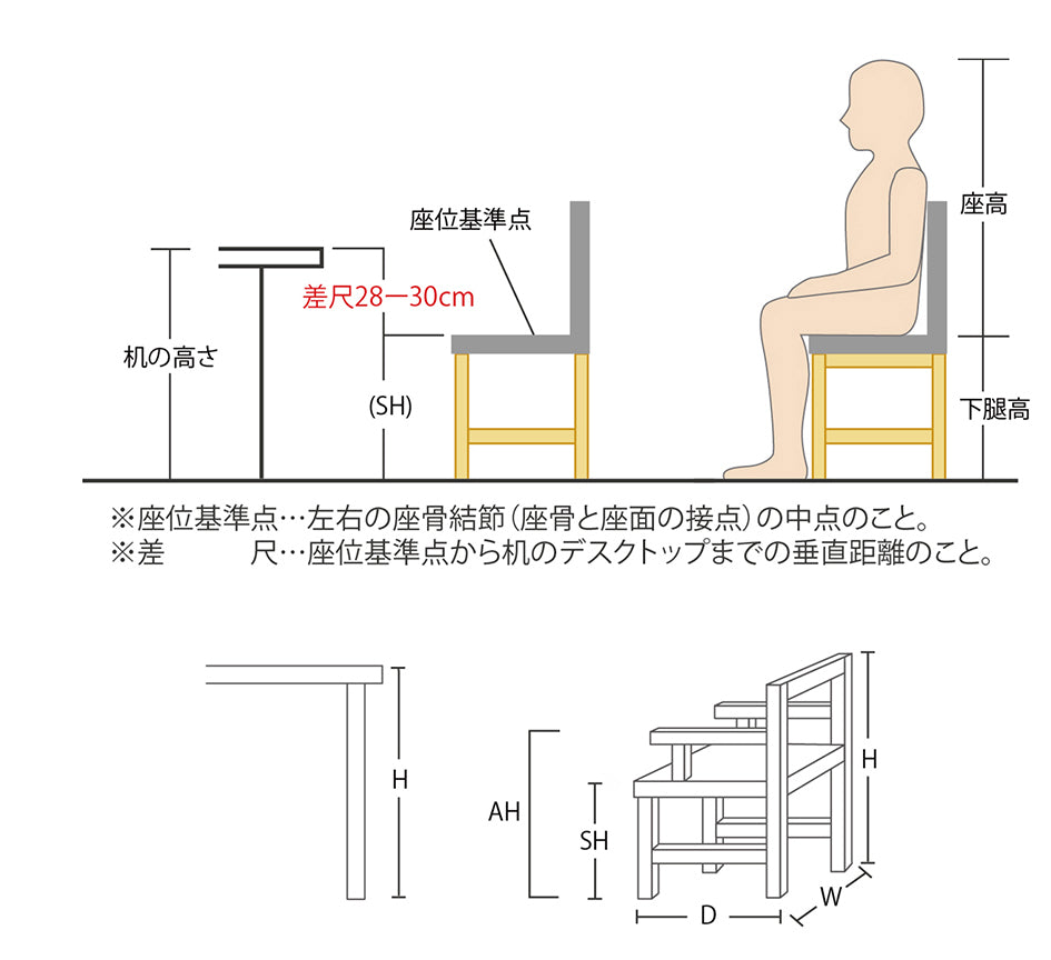 桧のダイニングテーブル（引出し付）