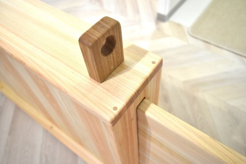 木のゲート
木製鍵