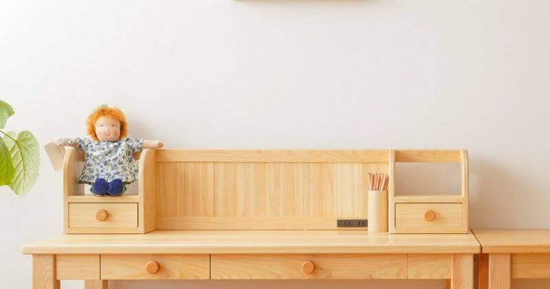 学習机上置き木製家具